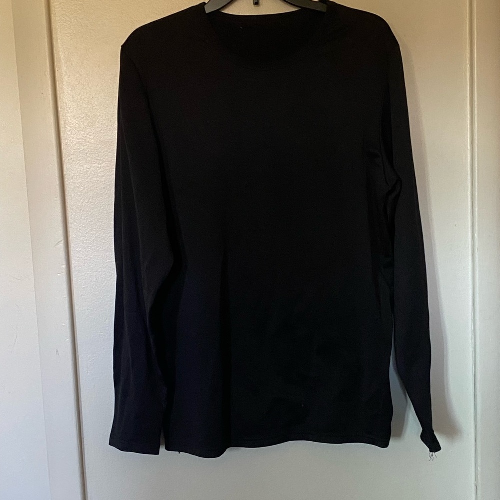 black long sleeve shirt